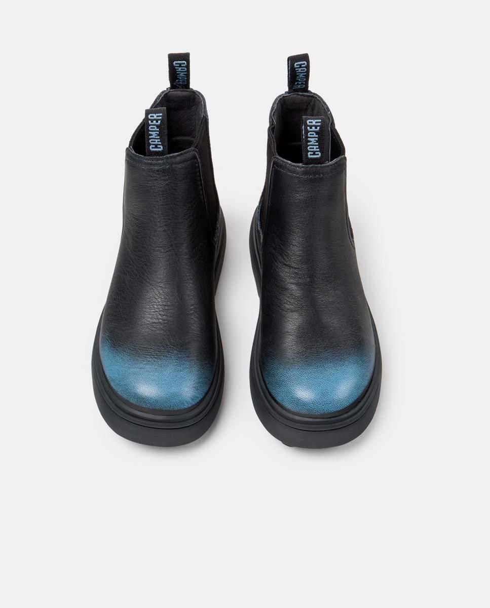 Botas de niños lisas con elásticos - Camper - Negro Negro-3