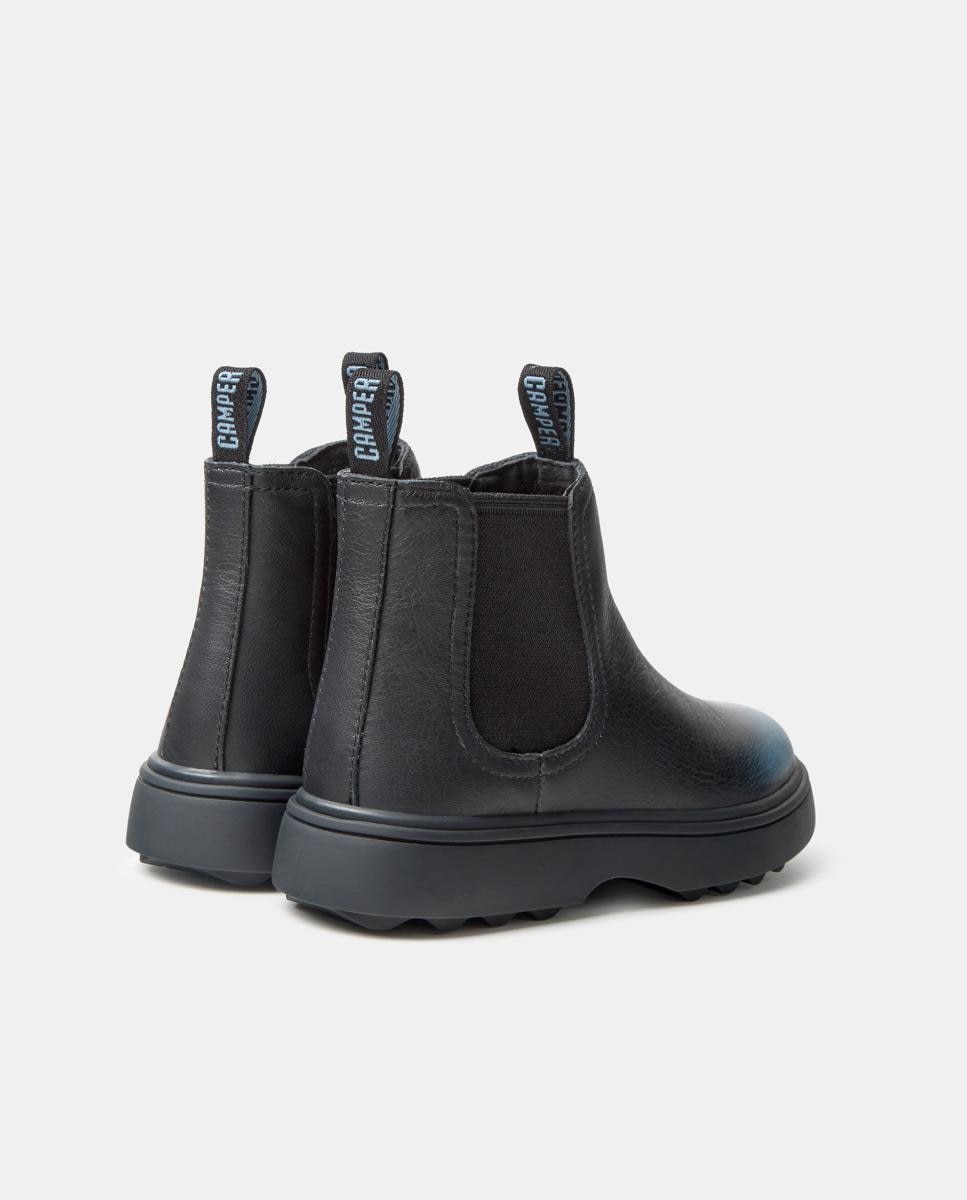Botas de niños lisas con elásticos - Camper - Negro Negro-4