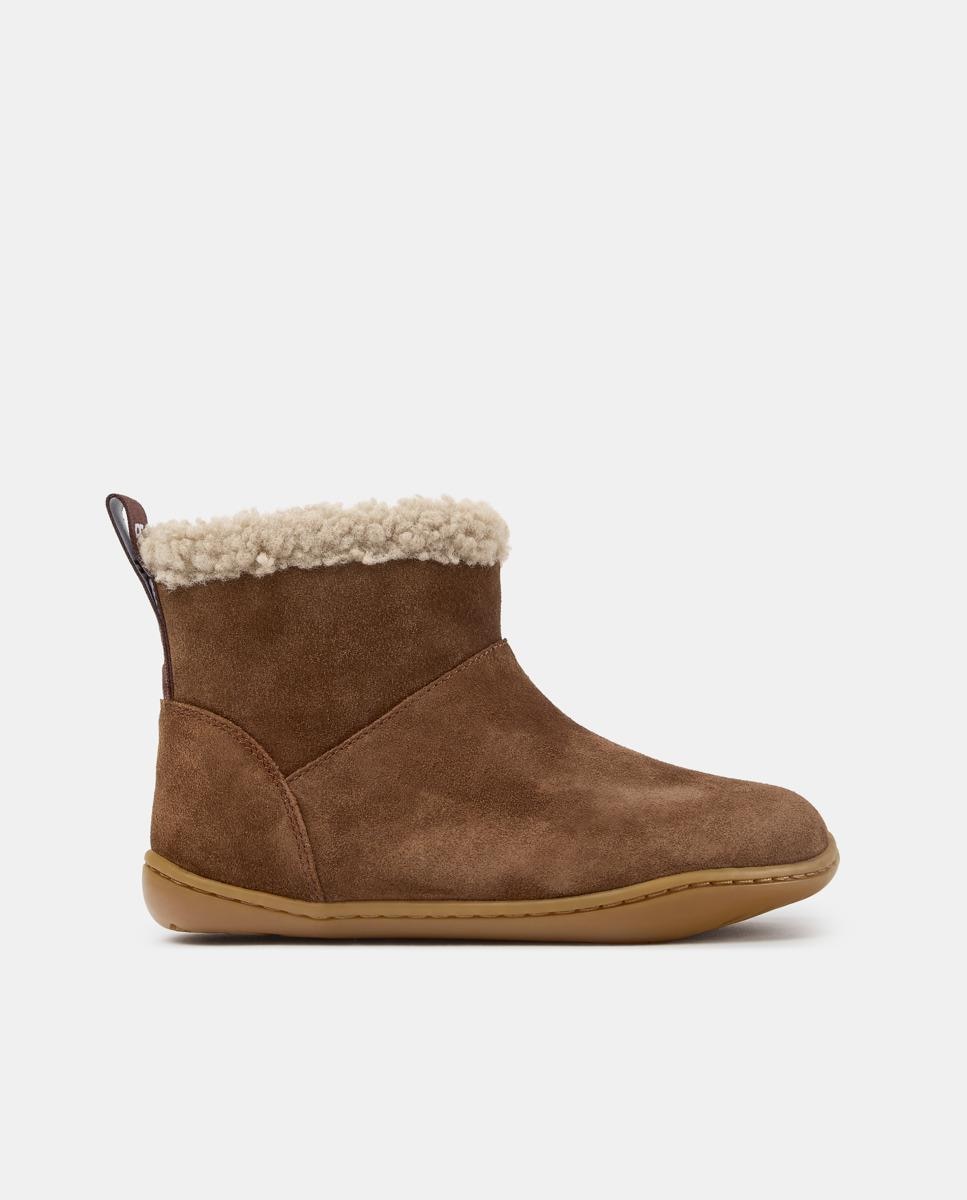 Botines de niña peu cami de piel - Camper - Marrón Marrón-1