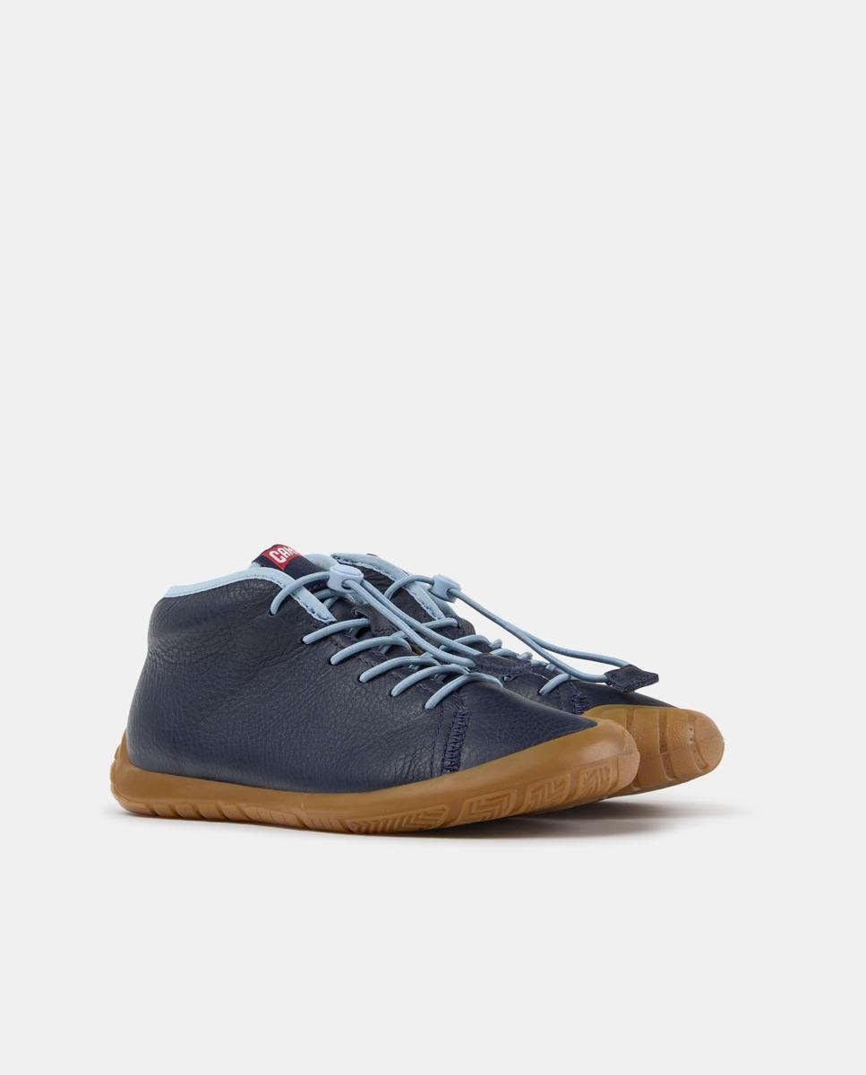 Zapatillas de piel de niños peu path - Camper - Azul Azul-2
