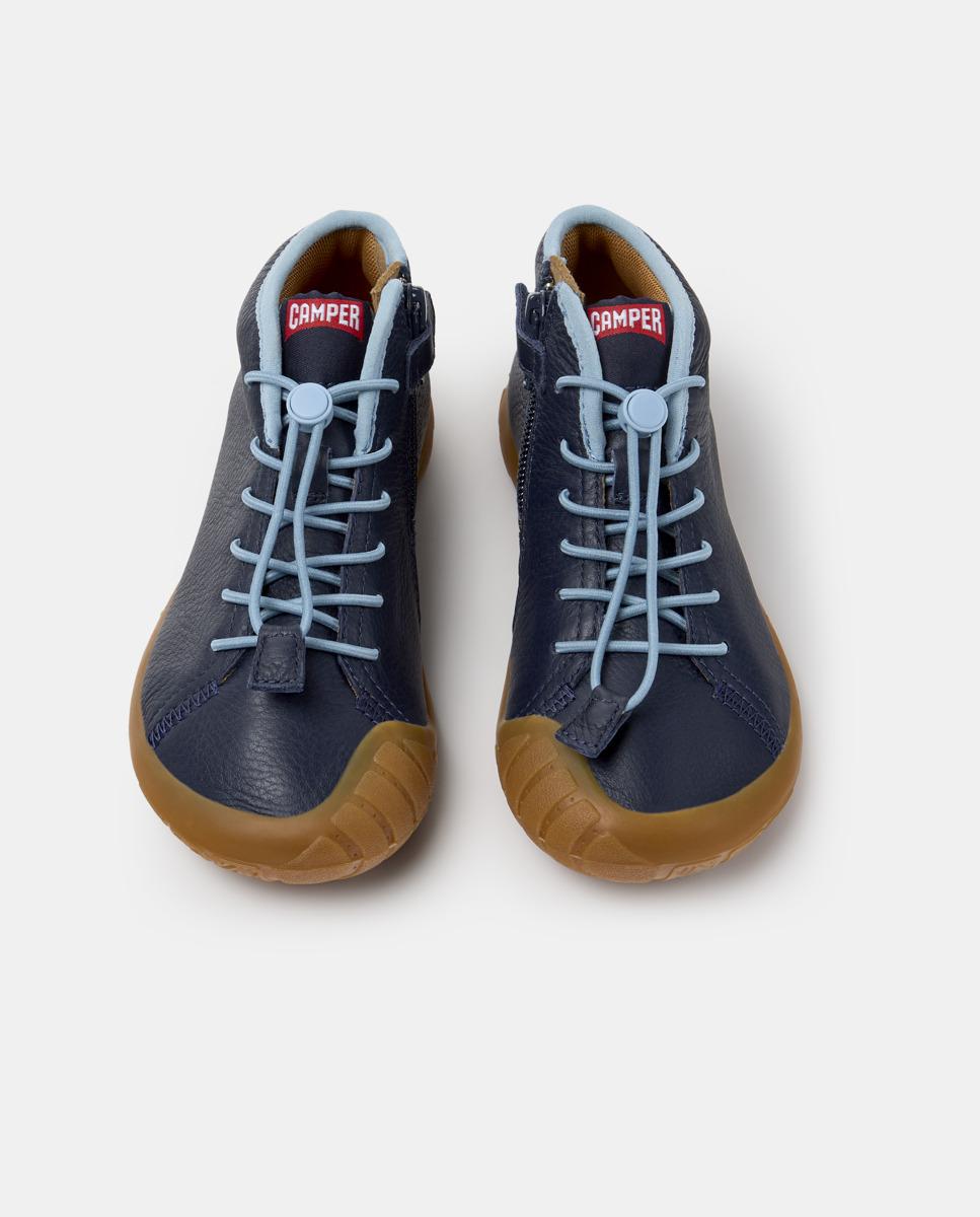Zapatillas de piel de niños peu path - Camper - Azul Azul-3