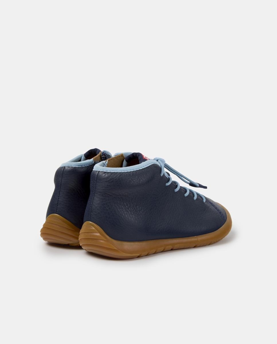 Zapatillas de piel de niños peu path - Camper - Azul Azul-4