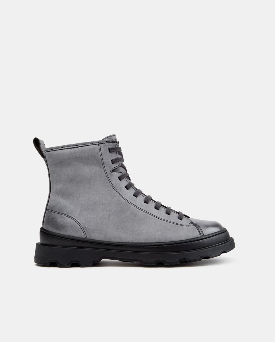Imagen 0 de Botines de cordones de hombre brutus+ Gris