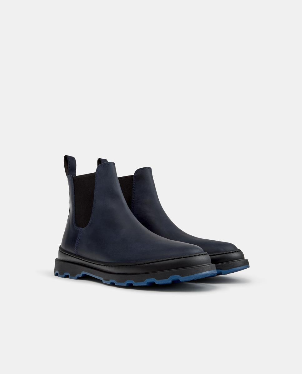 Botines chelsea de hombre brutus+ de piel - Camper - Azul Azul-2