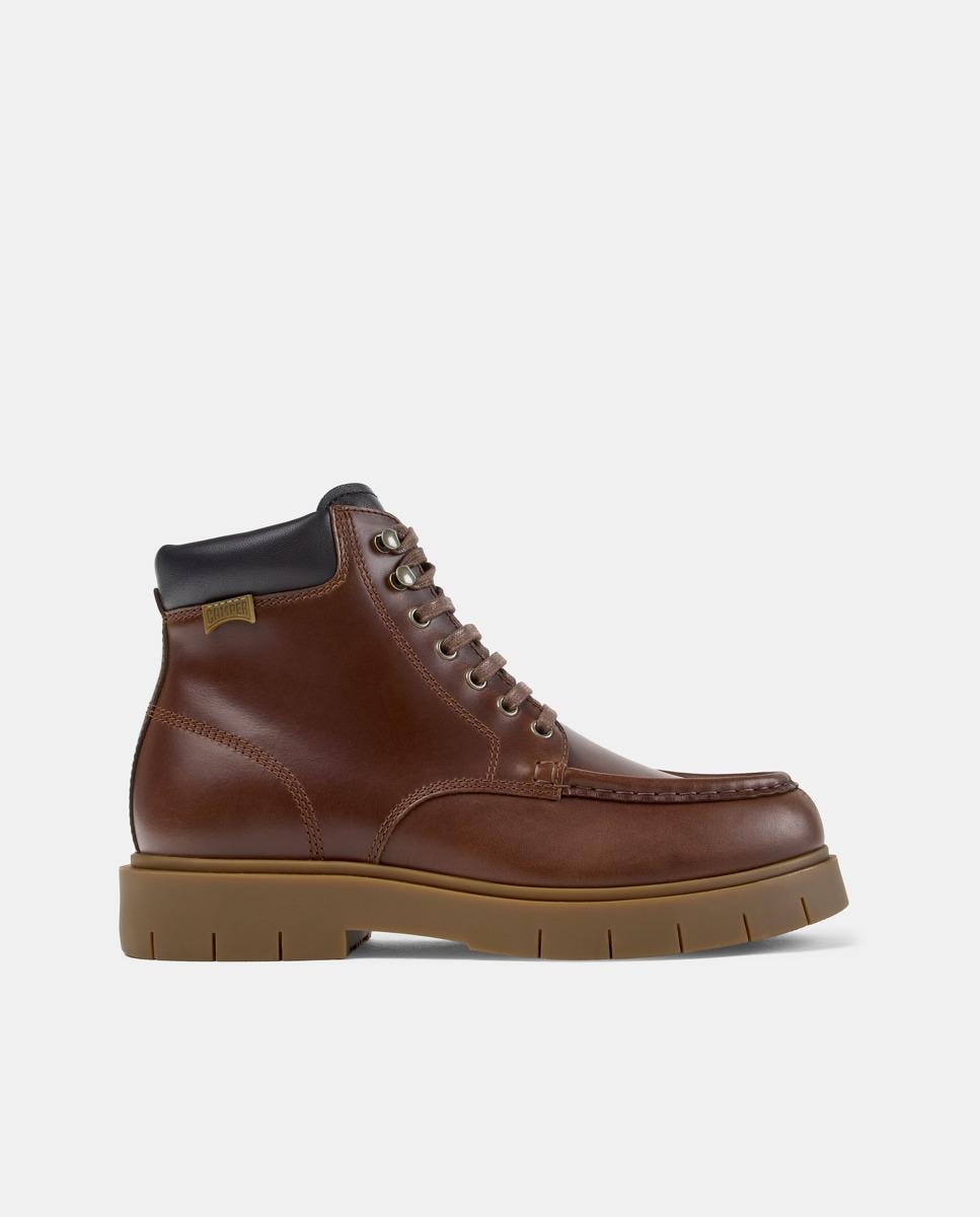 Botas de cordones alaro - Camper - Marrón Marrón-1