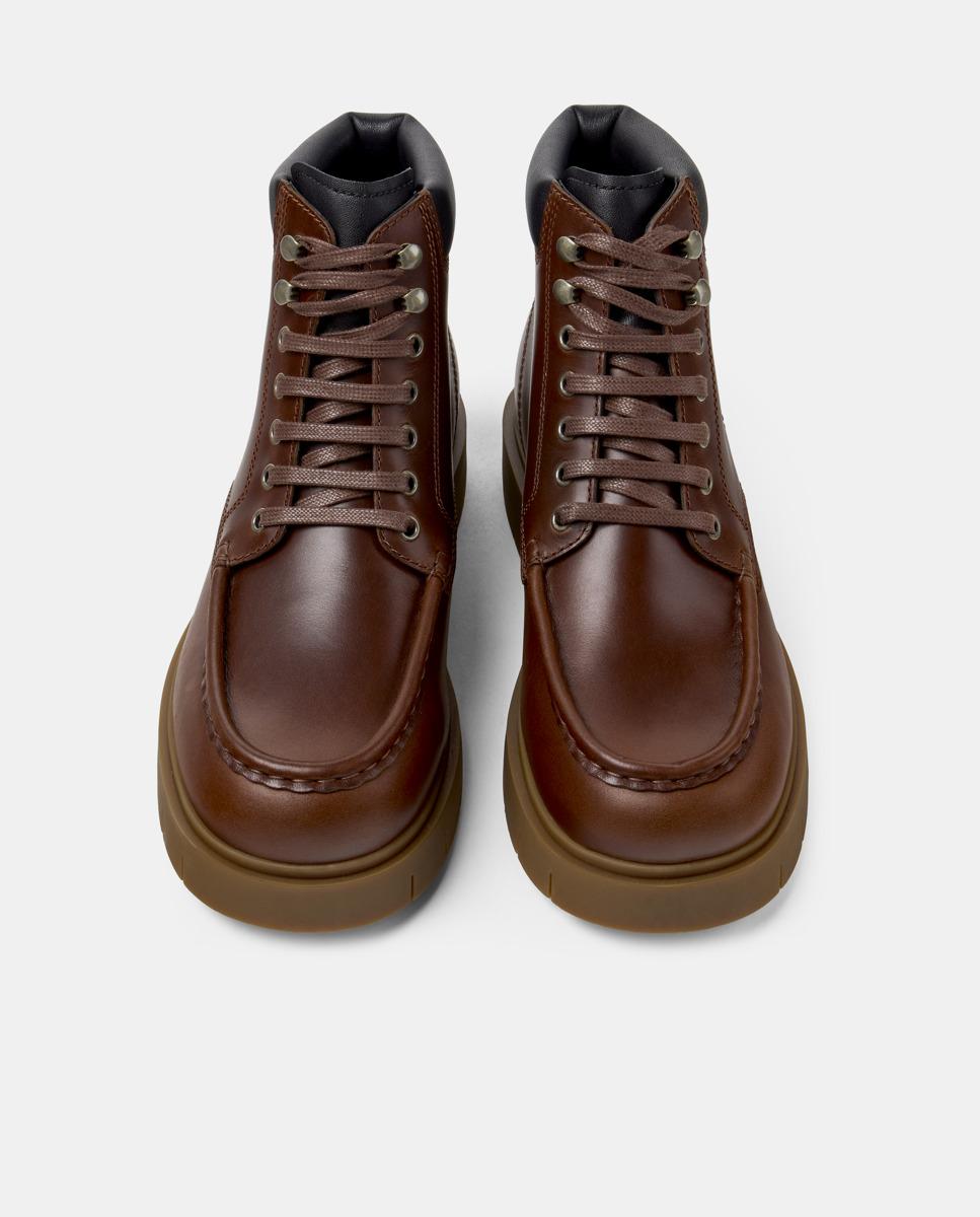 Botas de cordones alaro - Camper - Marrón Marrón-2