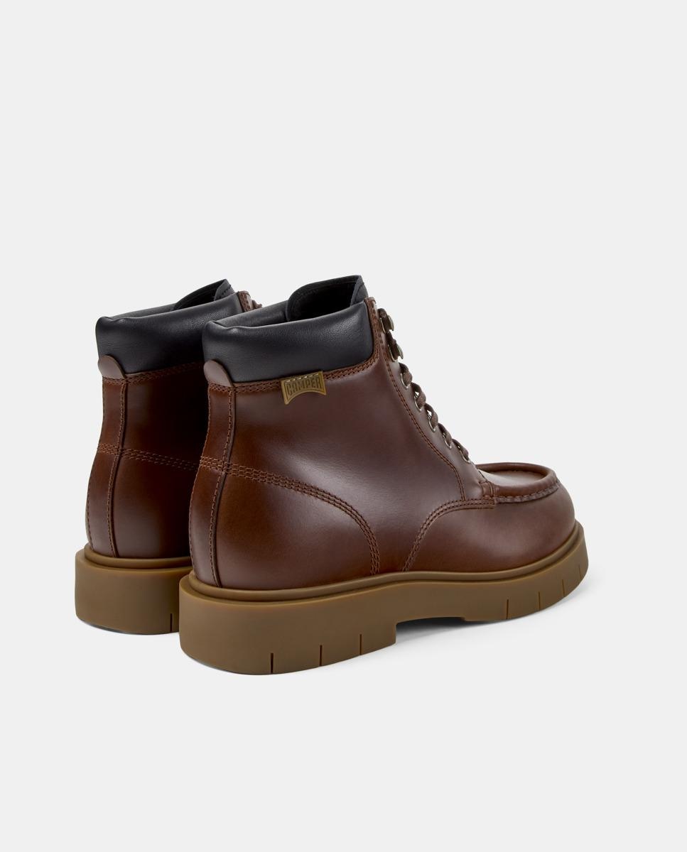 Botas de cordones alaro - Camper - Marrón Marrón-4