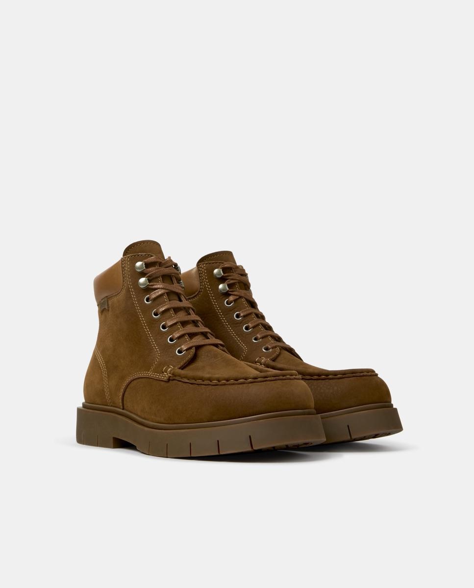 Botas de cordones alaro - Camper - Marrón claro Marrón claro-3
