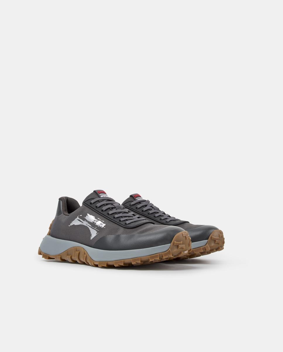 Zapatillas deportivas hombre drift trail con cordones y puntera redonda - Camper - Gris Gris-3