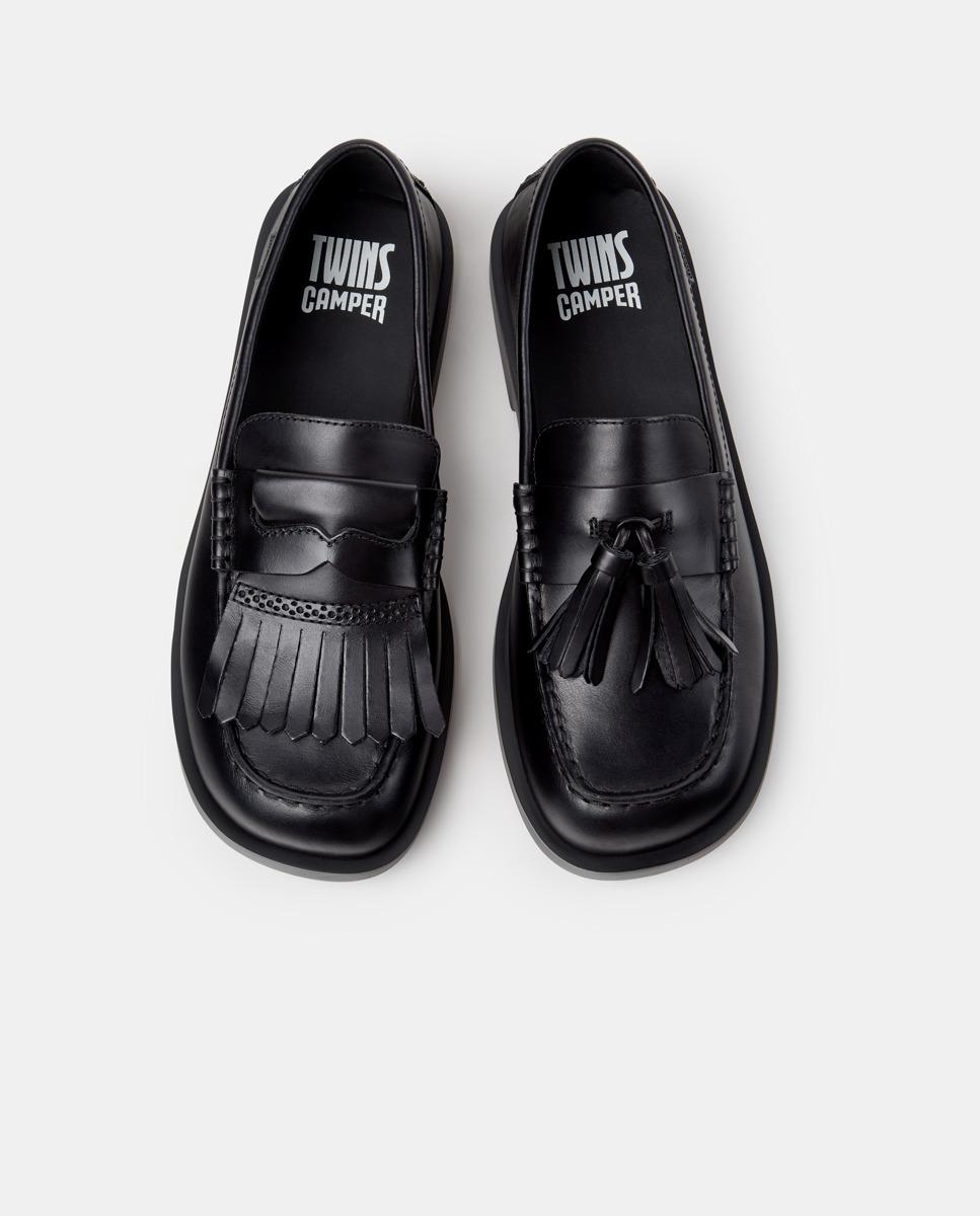 Mocasines de hombre don de piel - Camper - Negro Negro-2