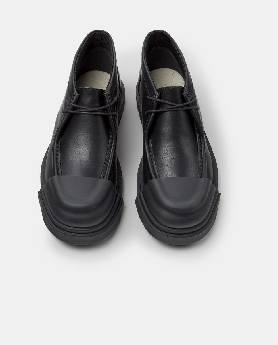 Imagen 2 de Botines de cordones de hombre junction - Camper - Negro Negro