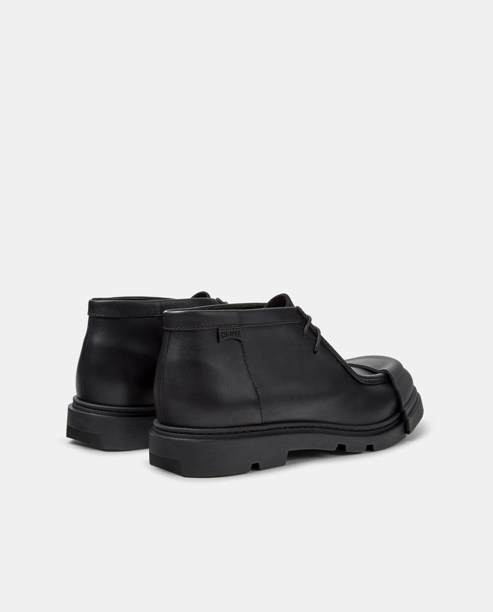 Imagen 4 de Botines de cordones de hombre junction - Camper - Negro Negro