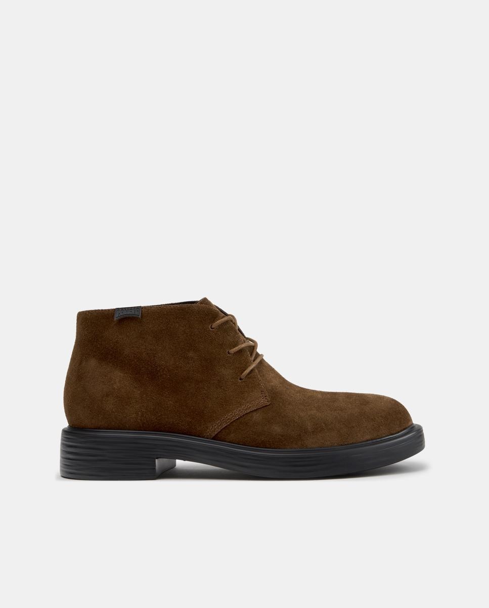 Imagen 0 de Botines de hombre de piel dean Marrón