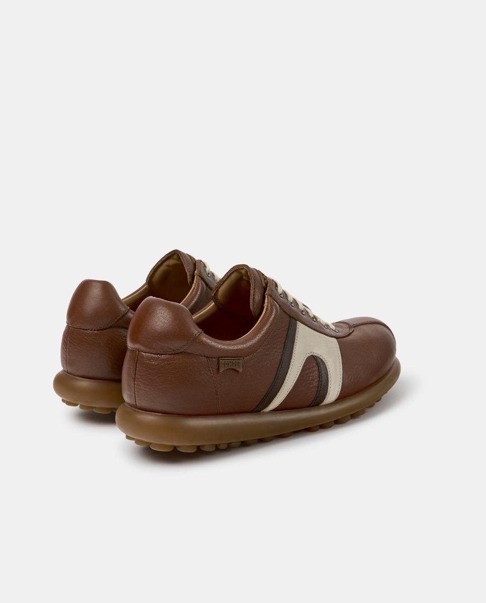Imagen 4 de Zapatillas de piel de hombre pelotas ariel - Camper - Marrón Marrón