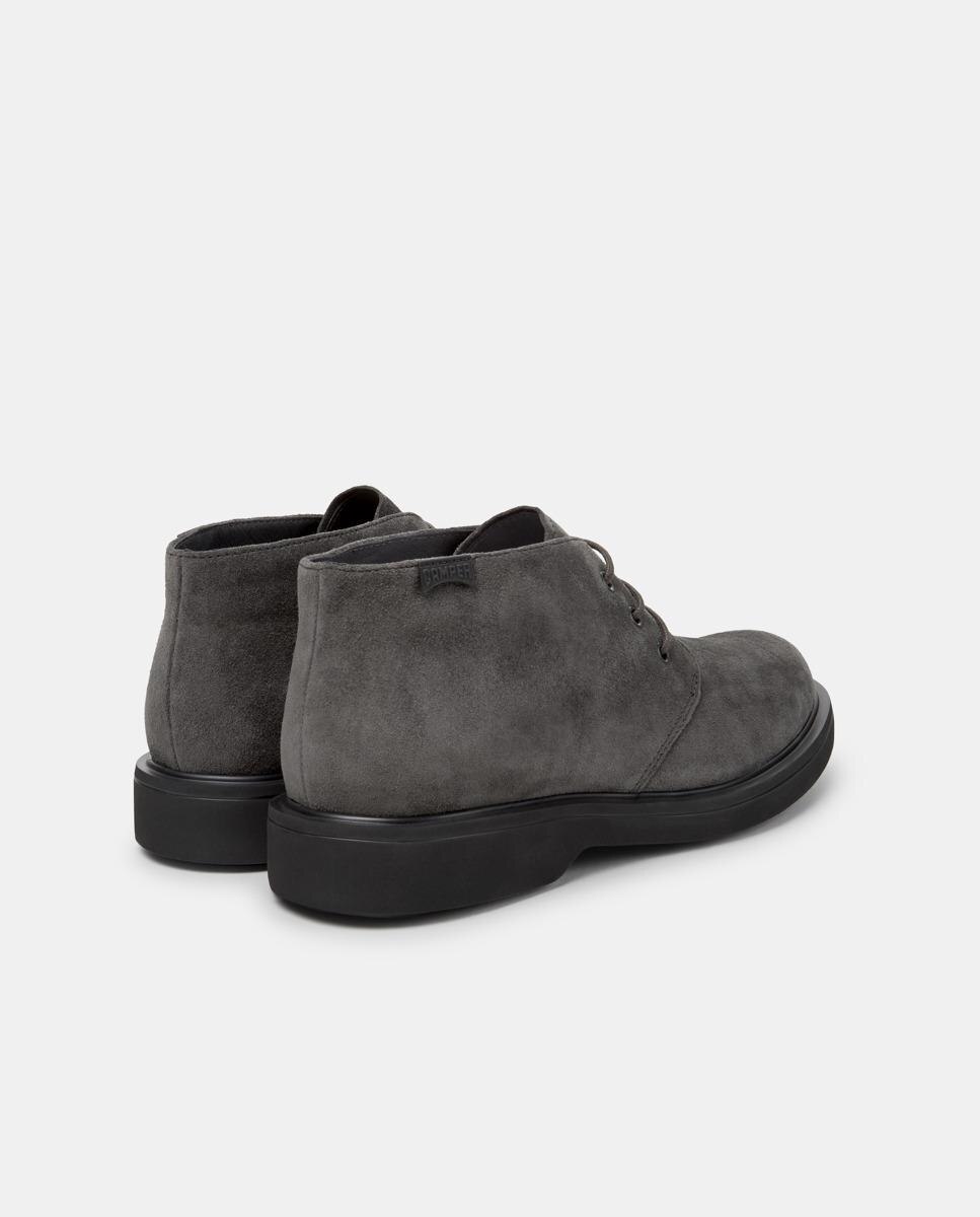 Botines de cordones de hombre norman - Camper - Gris Gris-4