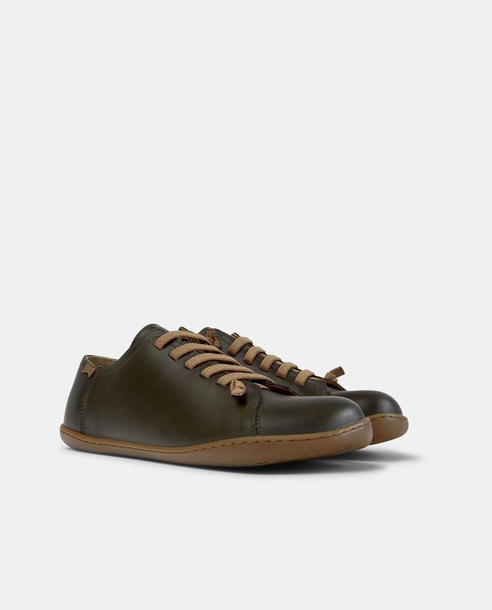 Zapatillas de piel de hombre peu cami - Camper - Verde Verde-5