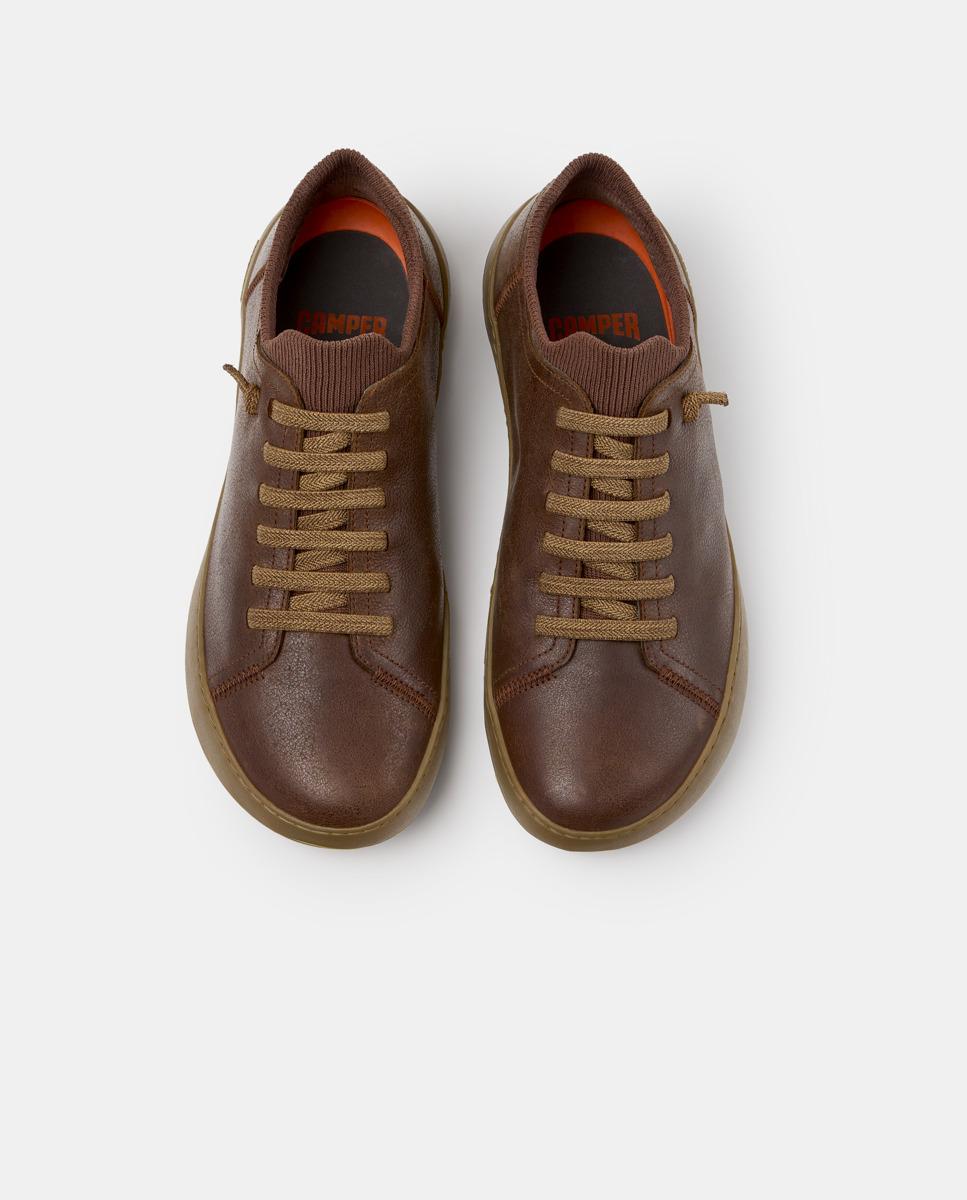 Zapatillas altas de hombre peu serra - Camper - Marrón Marrón-3