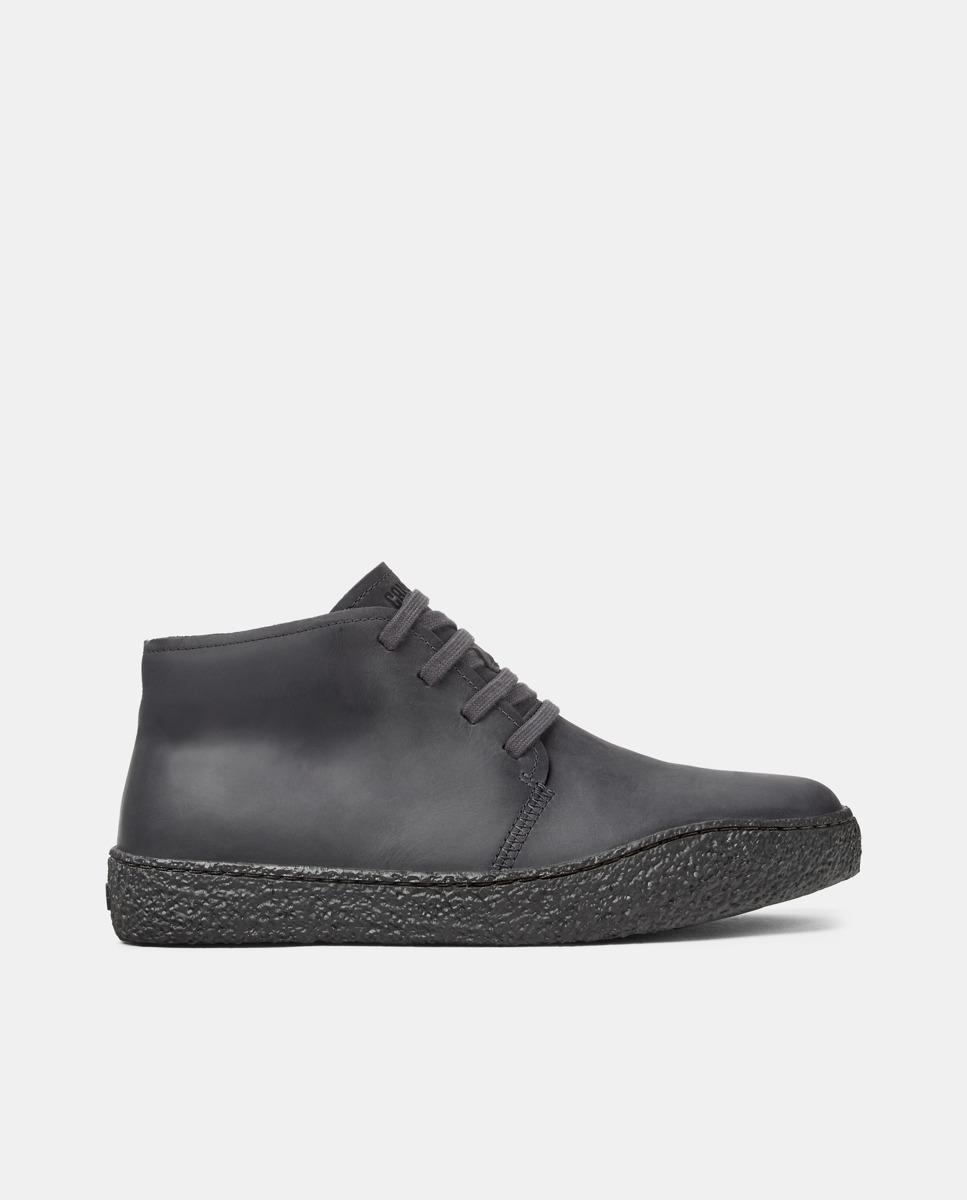 Botines de hombre peu terreno de piel - Camper - Gris Gris-1