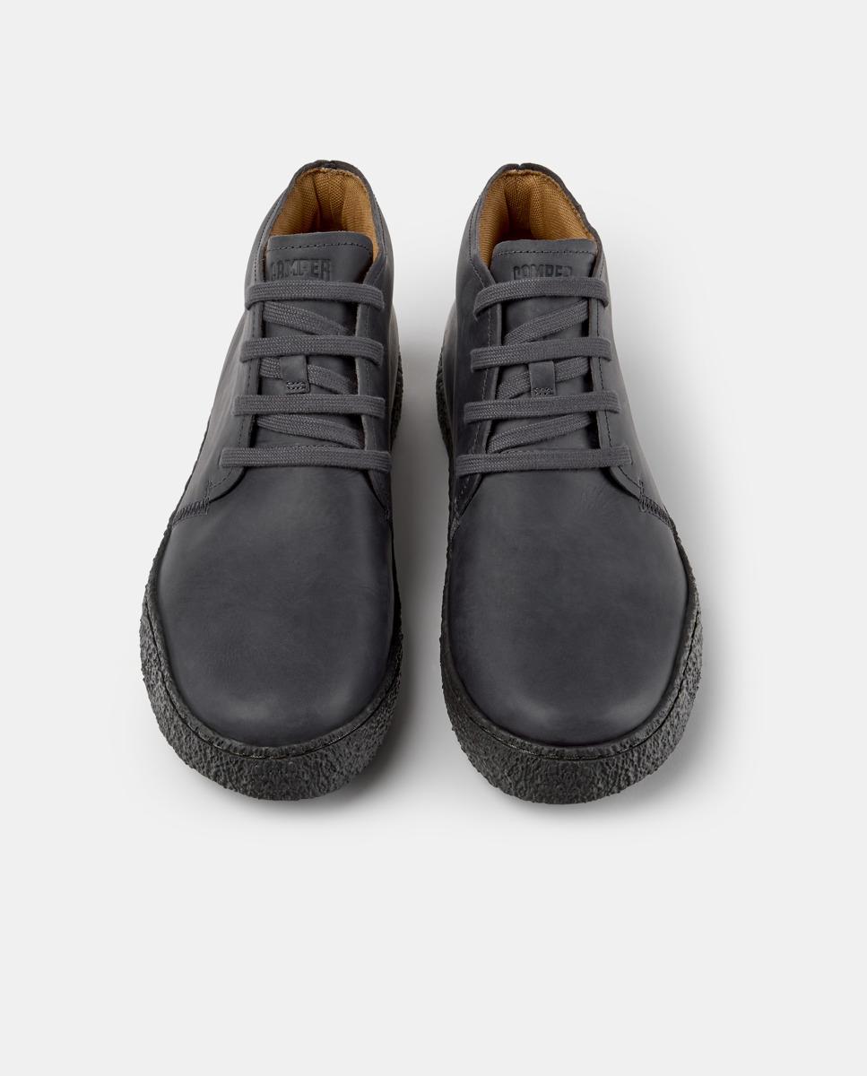 Botines de hombre peu terreno de piel - Camper - Gris Gris-2