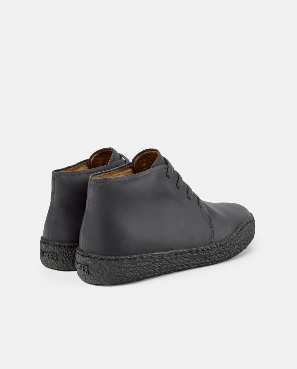 Botines de hombre peu terreno de piel - Camper - Gris Gris-4