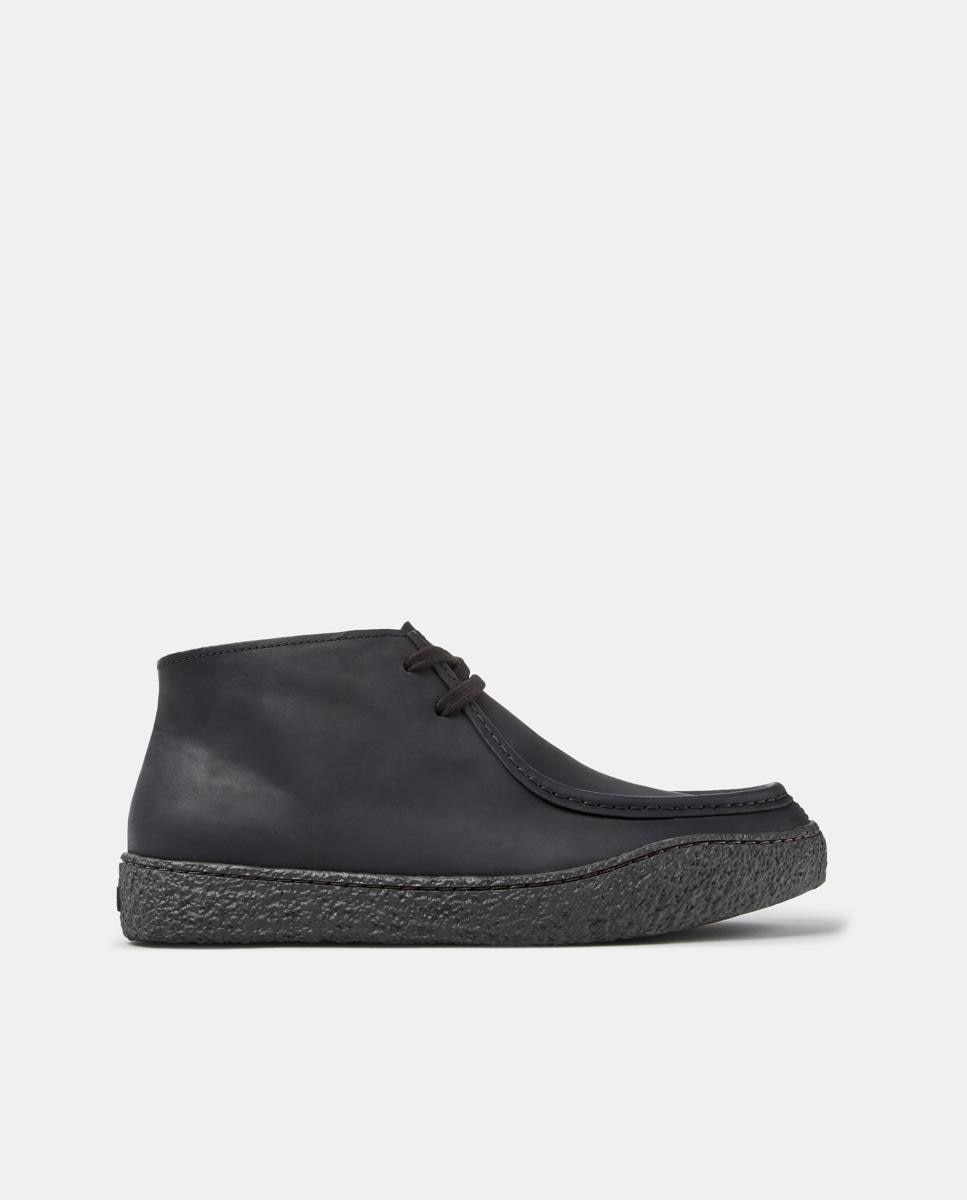 Imagen 0 de Botines de hombre de piel peu terreno Negro