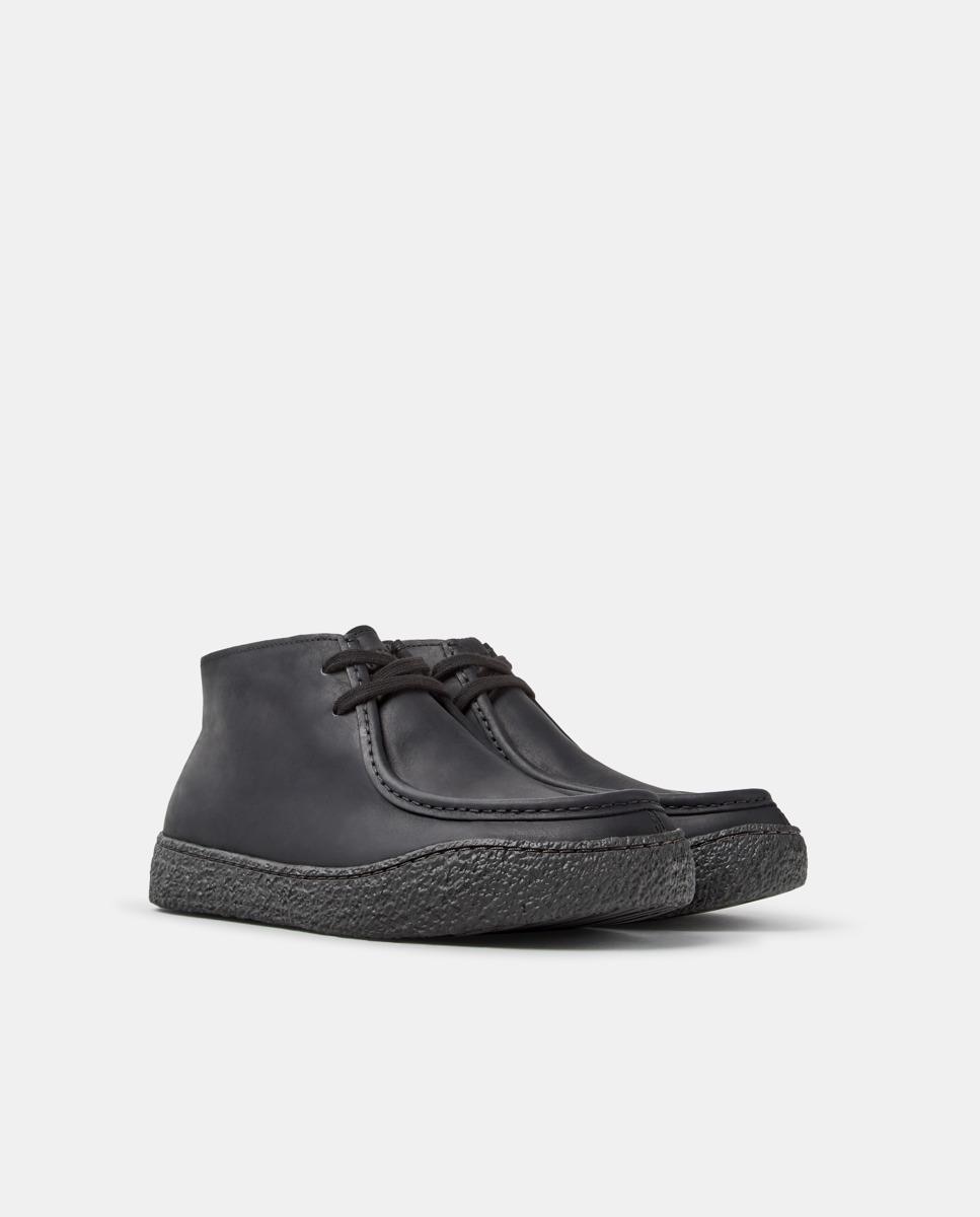 Botines de hombre de piel peu terreno - Camper - Negro Negro-3