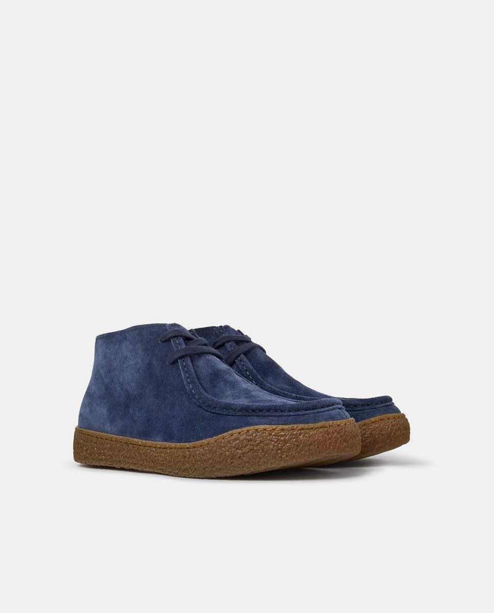 Botines de hombre de piel peu terreno - Camper - Azul Azul-3