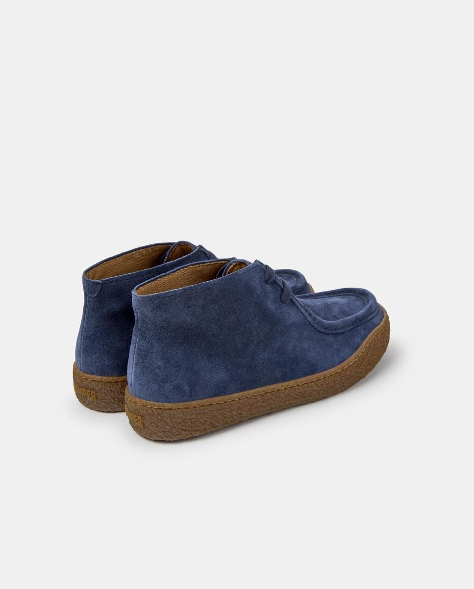 Botines de hombre de piel peu terreno - Camper - Azul Azul-4