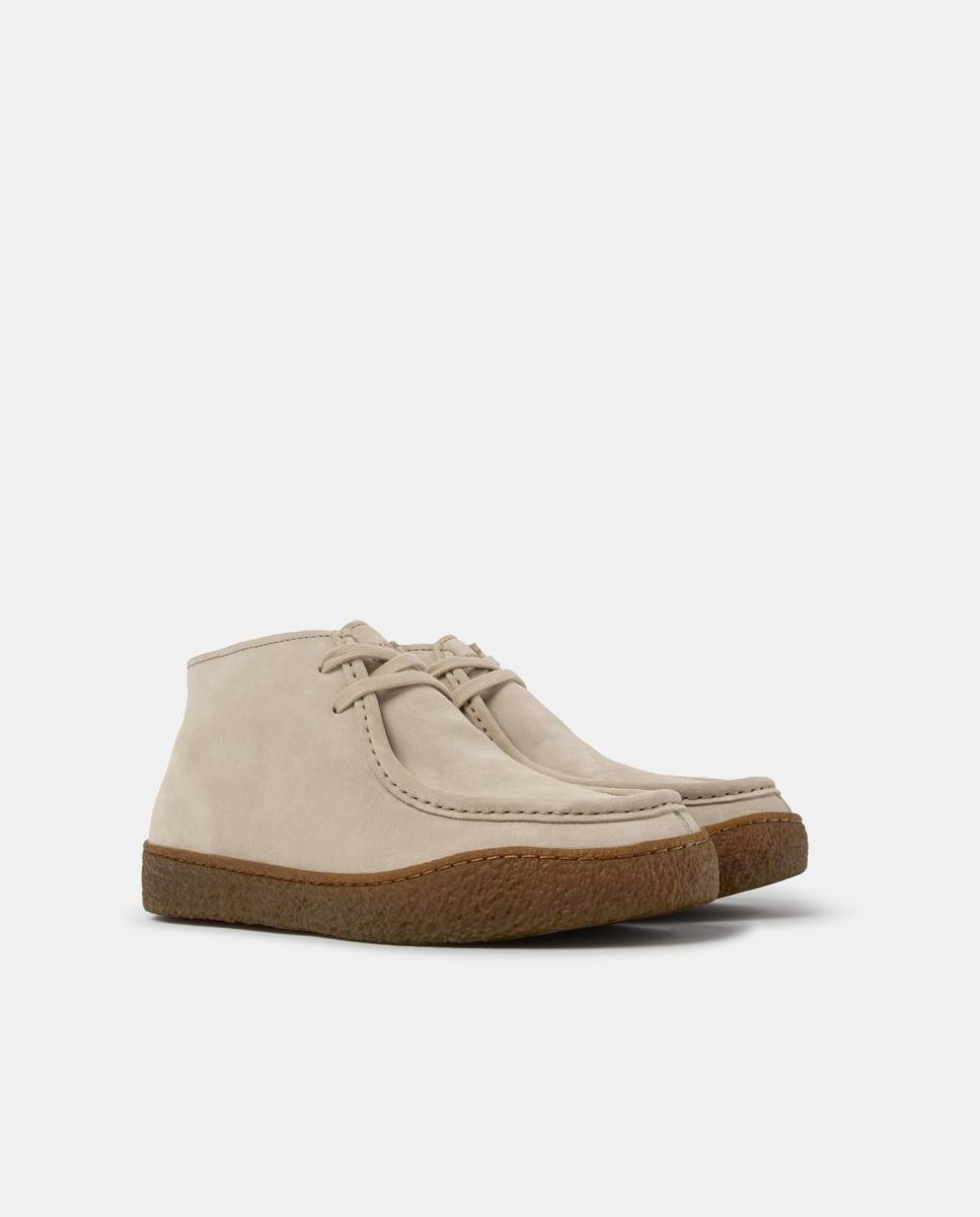 Botines de hombre de piel peu terreno - Camper - Beige Beige-3