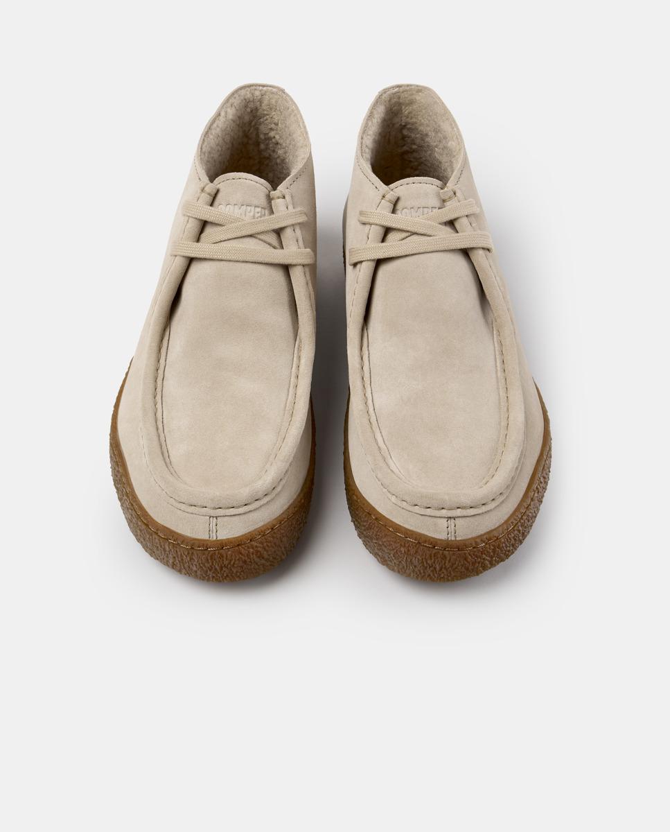 Botines de hombre de piel peu terreno - Camper - Beige Beige-2