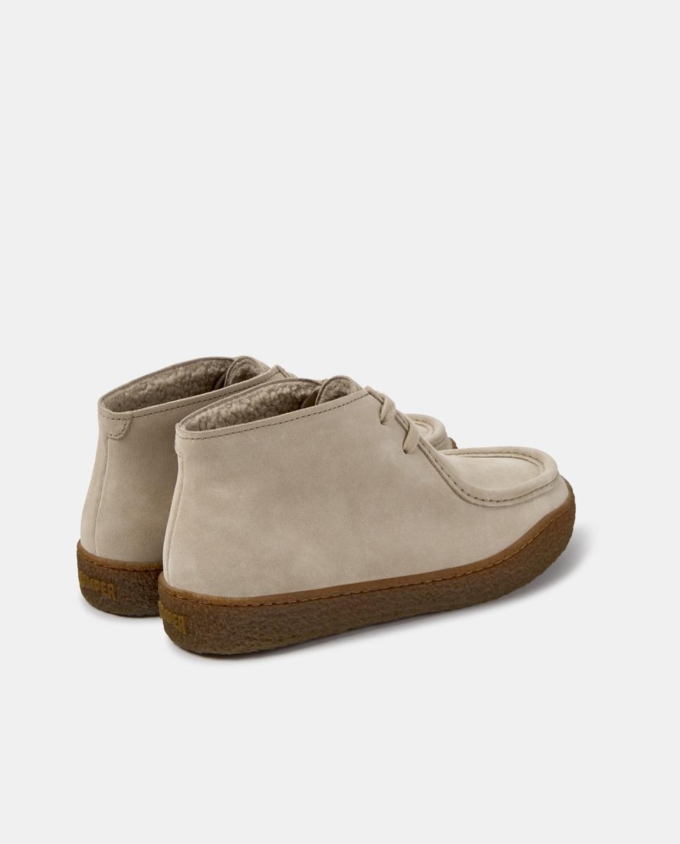 Botines de hombre de piel peu terreno - Camper - Beige Beige-4