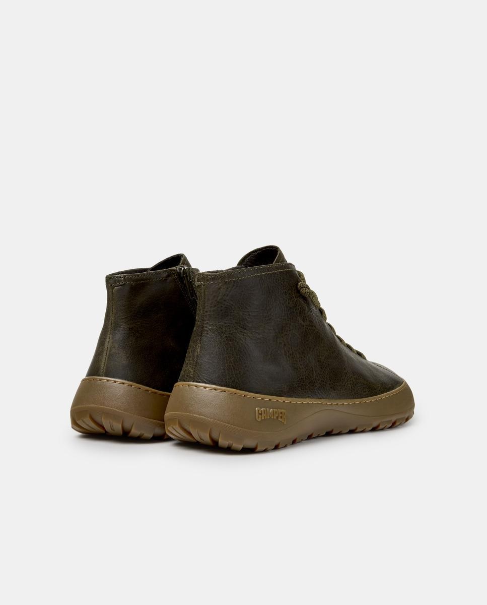 Botines de hombre de piel peu serra - Camper - Verde Verde-4