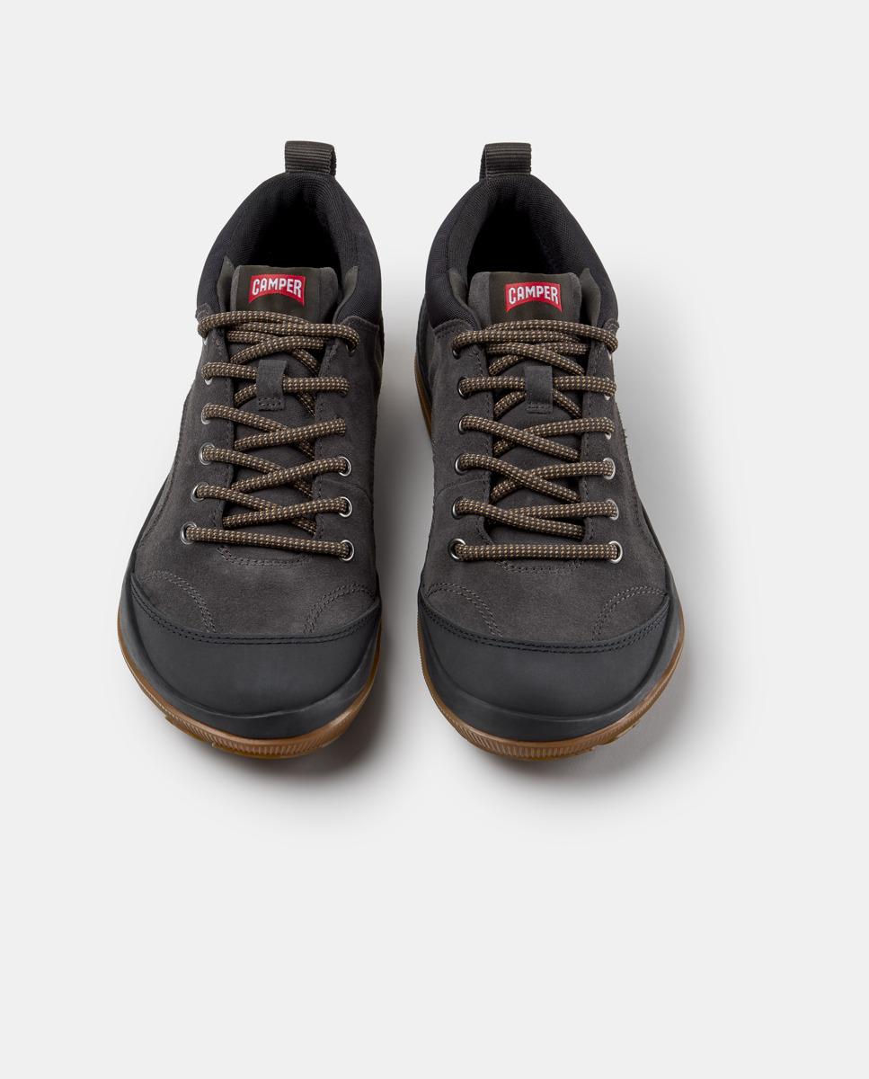 Zapatillas de piel de hombre peu pista gm - Camper - Gris Gris-2