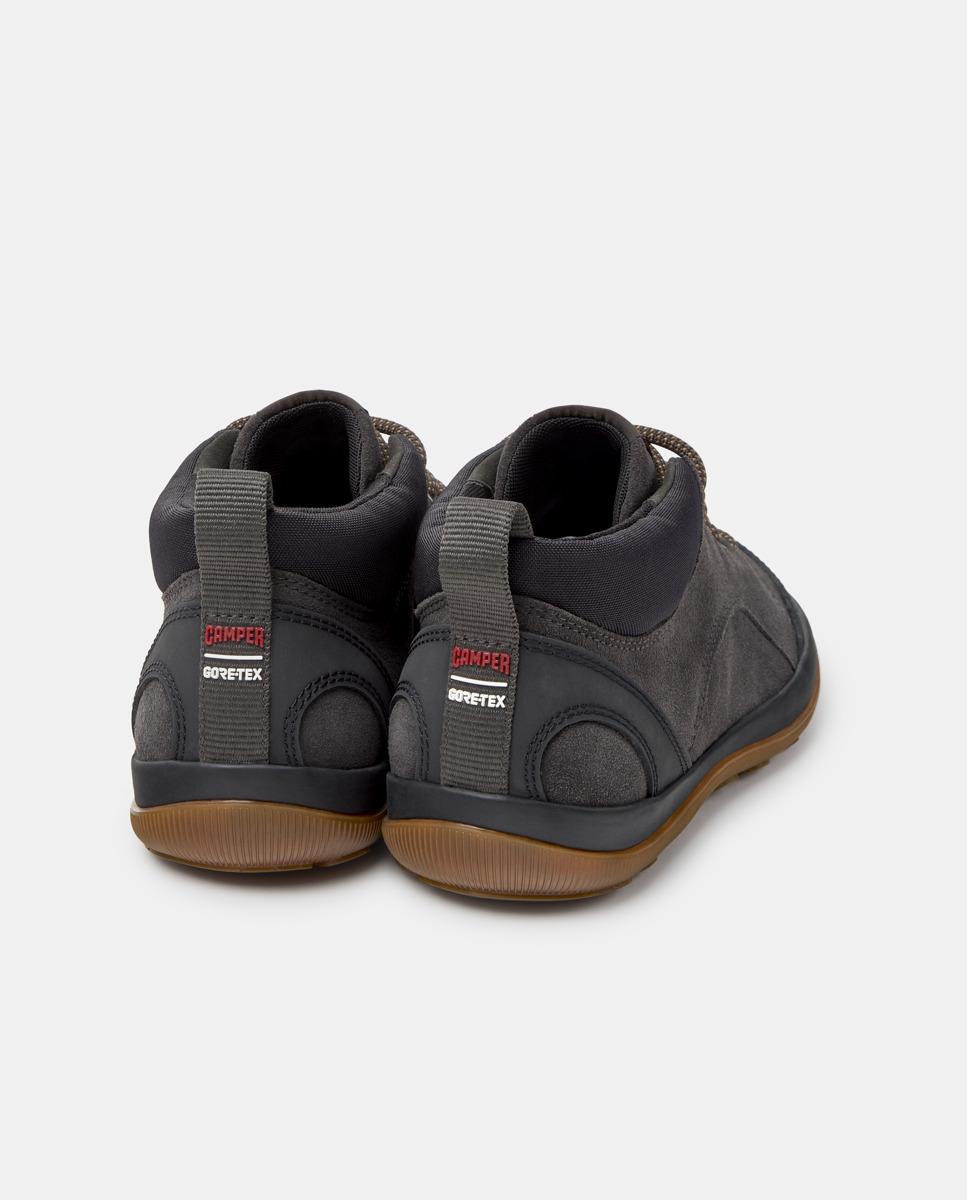 Zapatillas de piel de hombre peu pista gm - Camper - Gris Gris-4