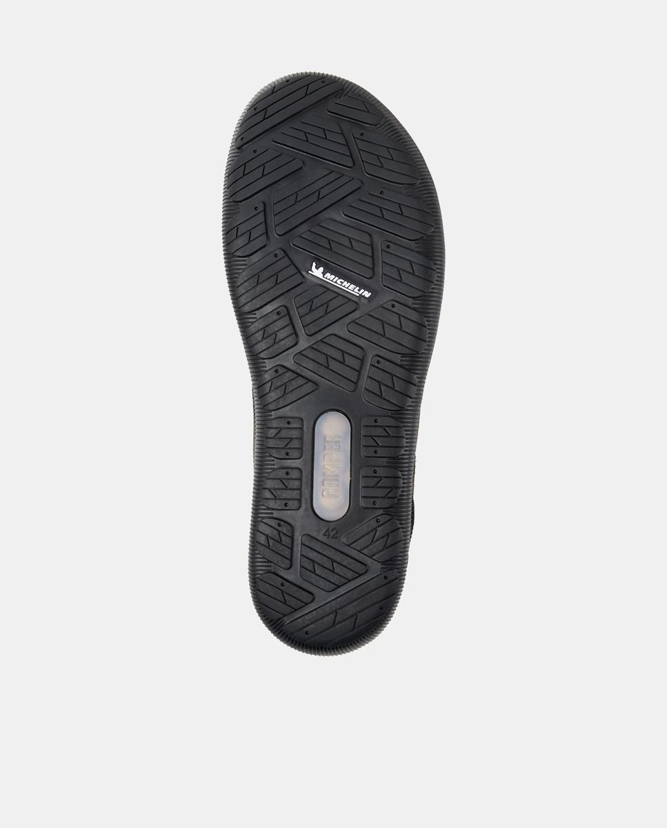 Zapatillas de piel de hombre peu pista gm - Camper - Verde Verde-5