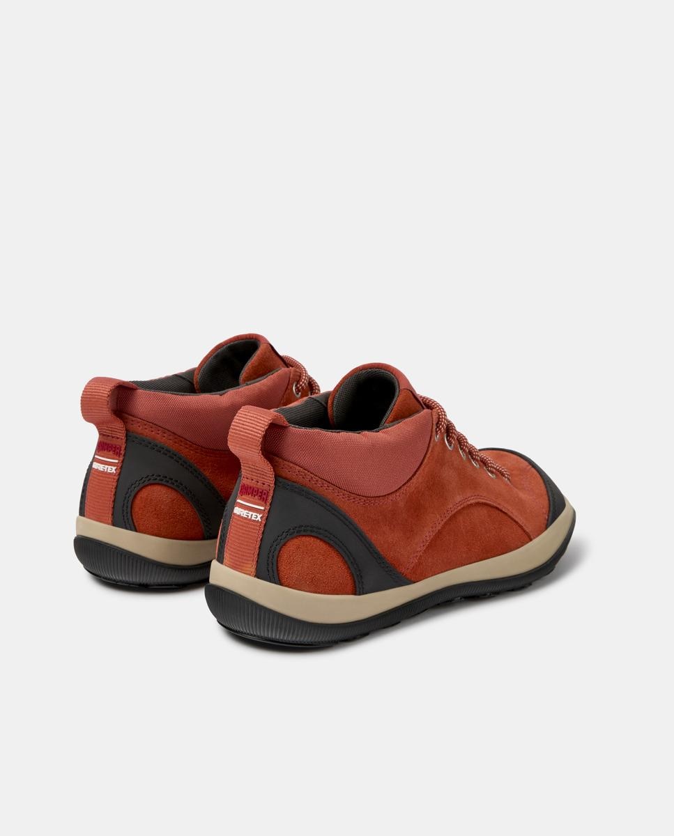 Zapatillas de piel de hombre peu pista gm - Camper - Rojo Rojo-4