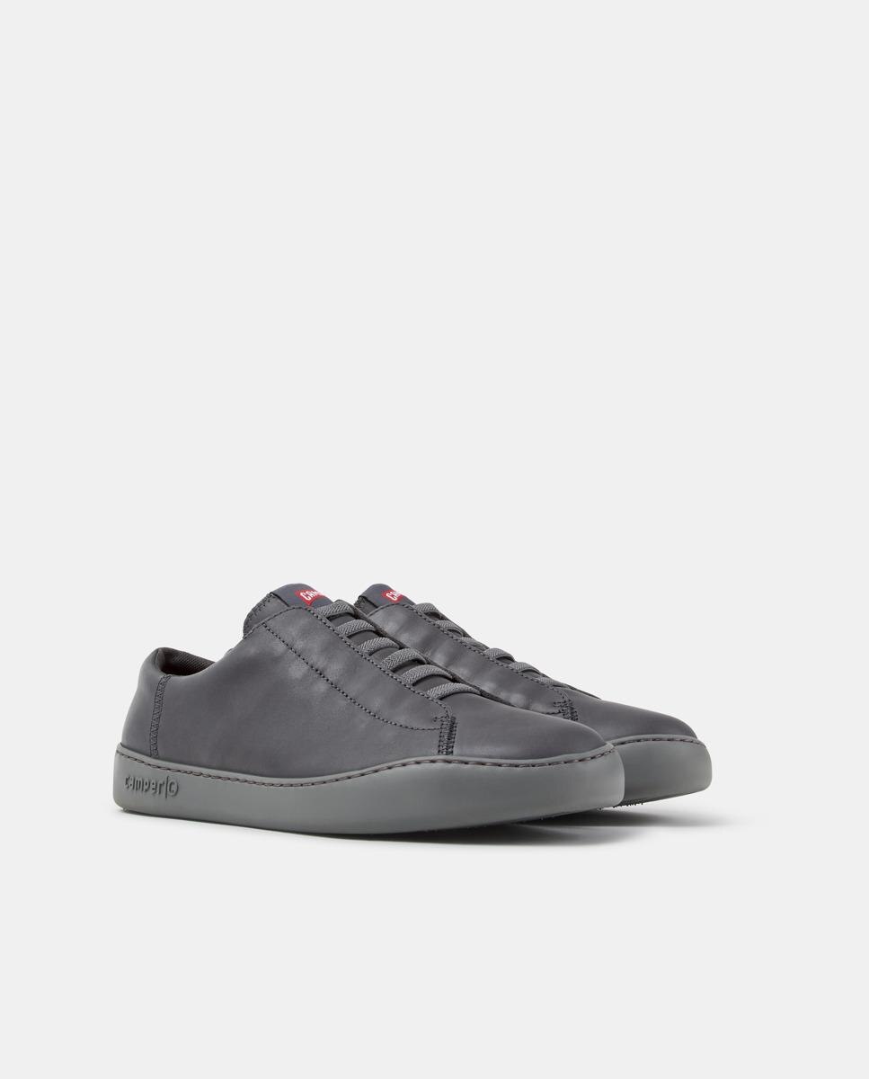 Zapatillas de vestir de hombre de piel peu touring - Camper - Gris Gris-3