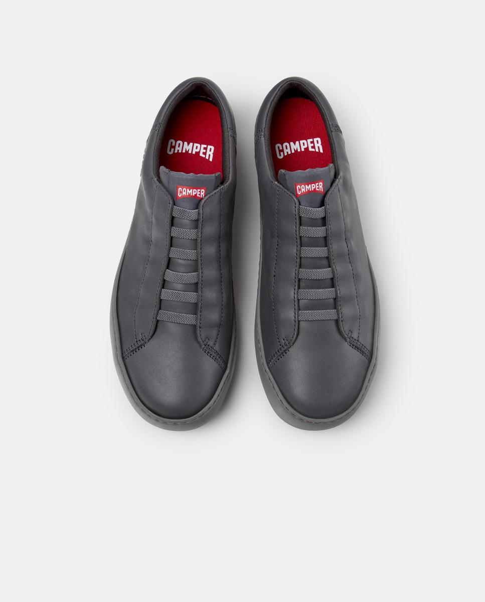 Zapatillas de vestir de hombre de piel peu touring - Camper - Gris Gris-2