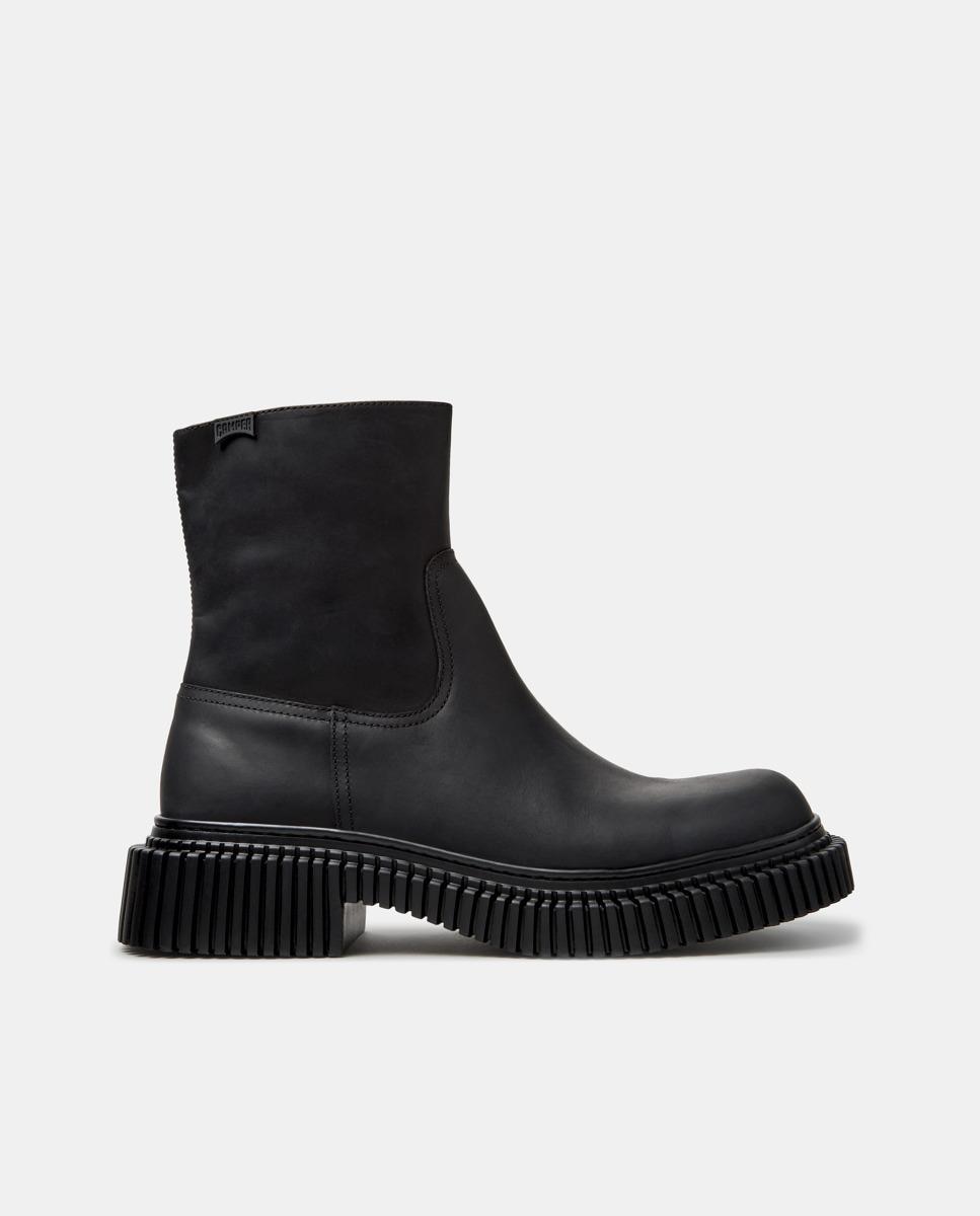 Imagen 1 de Botines de hombre de piel pix berlin - Camper - Negro Negro