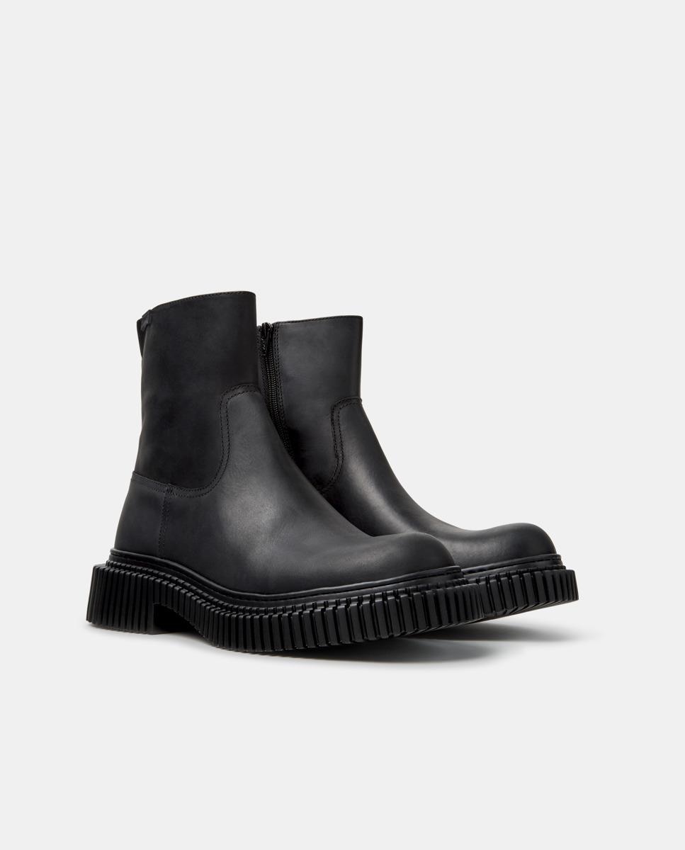 Imagen 3 de Botines de hombre de piel pix berlin - Camper - Negro Negro