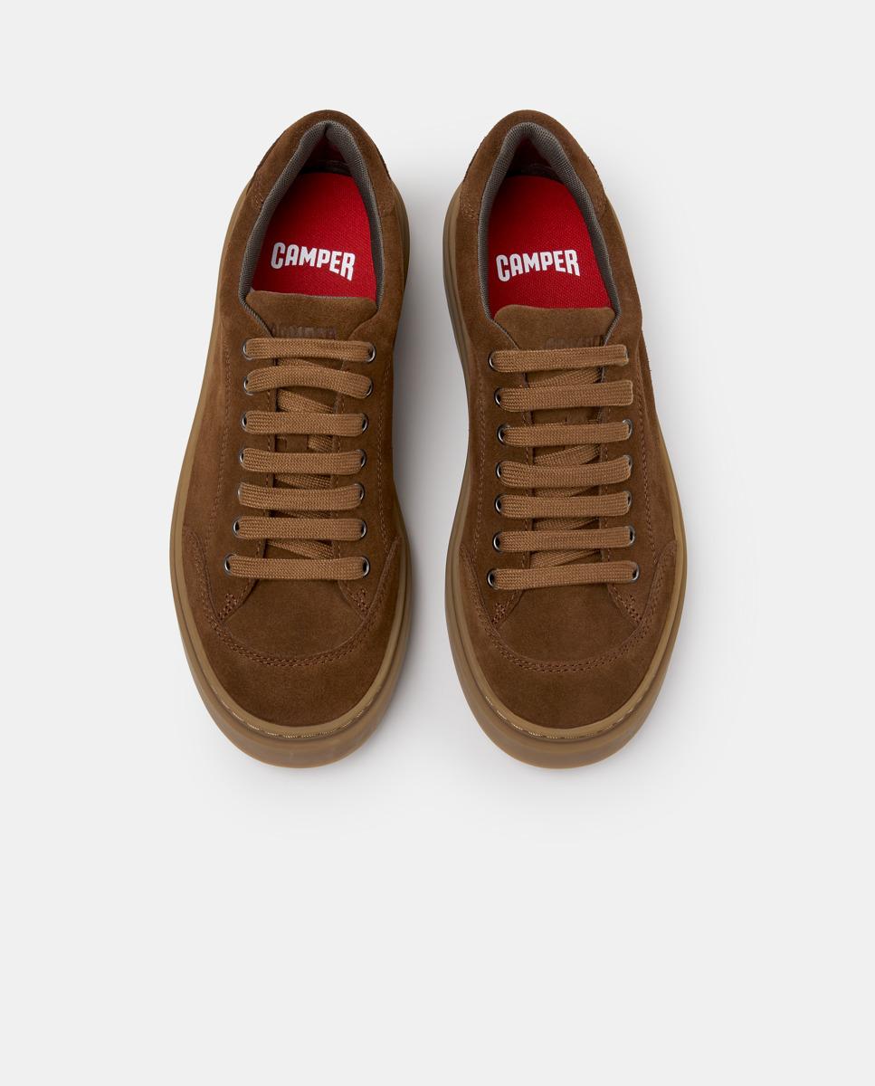 Zapatillas de vestir en piel de hombre runner twentyfive - Camper - Marrón Marrón-3