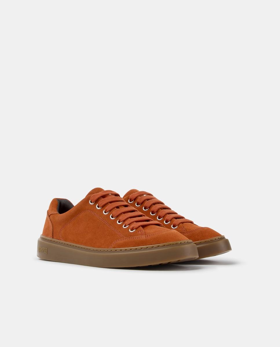 Zapatillas de vestir en piel de hombre runner twentyfive - Camper - Rojo Rojo-3