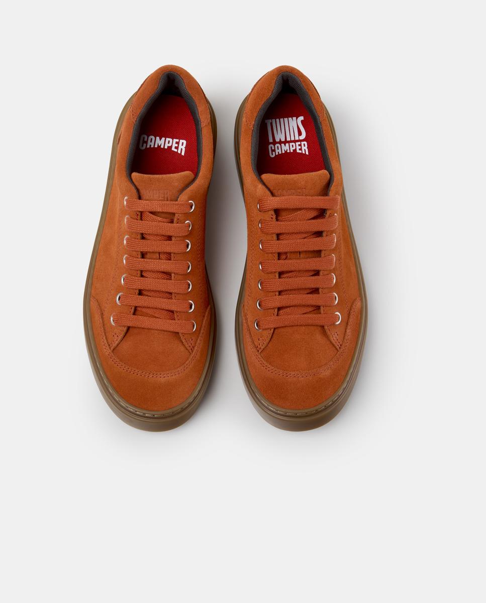 Zapatillas de vestir en piel de hombre runner twentyfive - Camper - Rojo Rojo-2