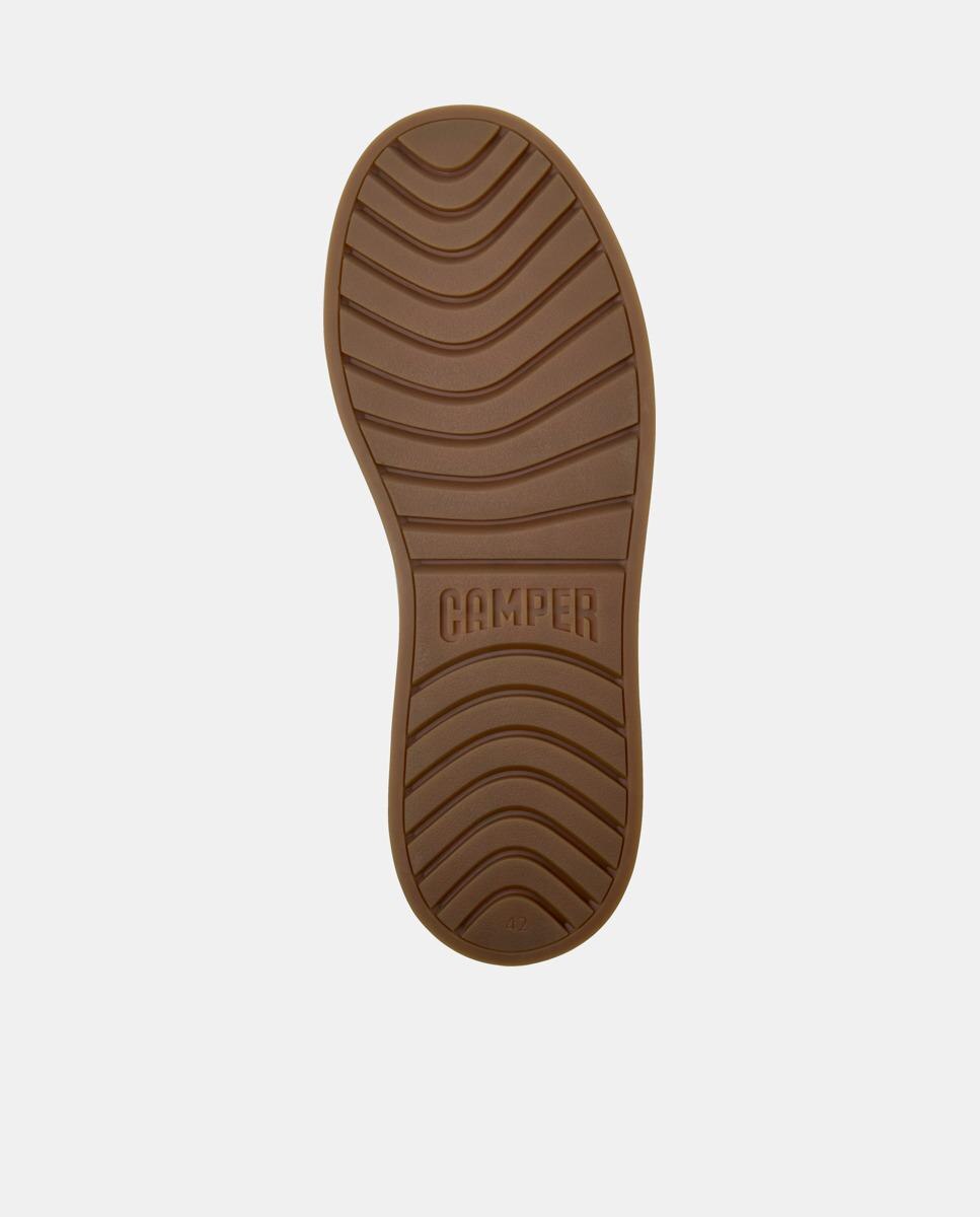 Zapatillas de piel de hombre runner twentyfive twins - Camper - Crema Crema-5