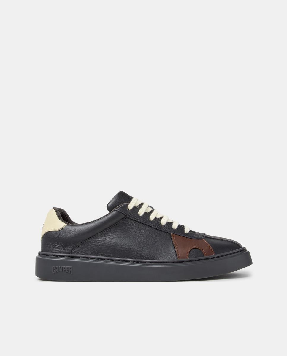 Zapatillas de piel de hombre runner twentyfive twins - Camper - Negro Negro-1