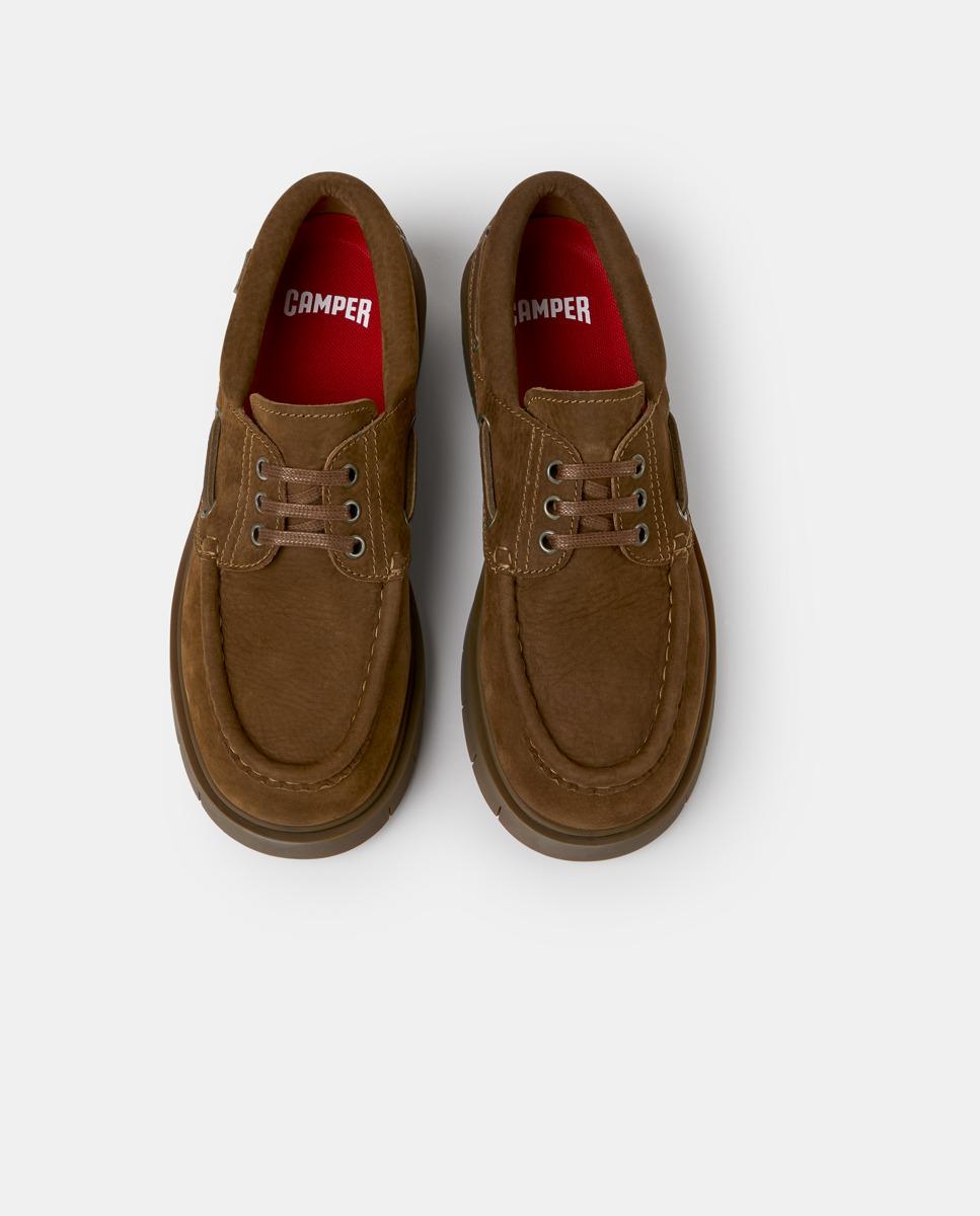 Náuticos de piel de mujer alaro - Camper - Marrón Marrón-2