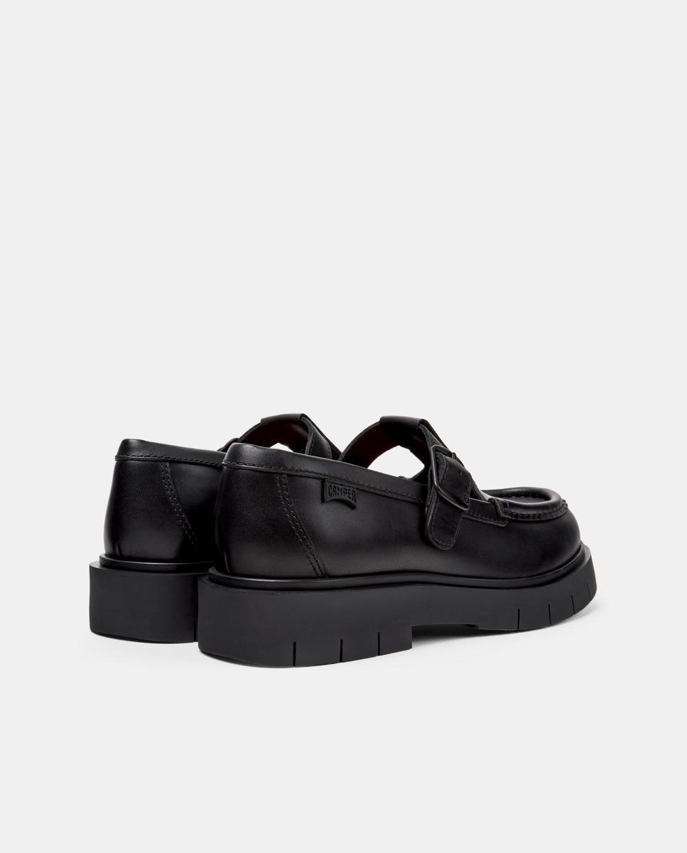 Merceditas de mujer de piel alaro - Camper - Negro Negro-4