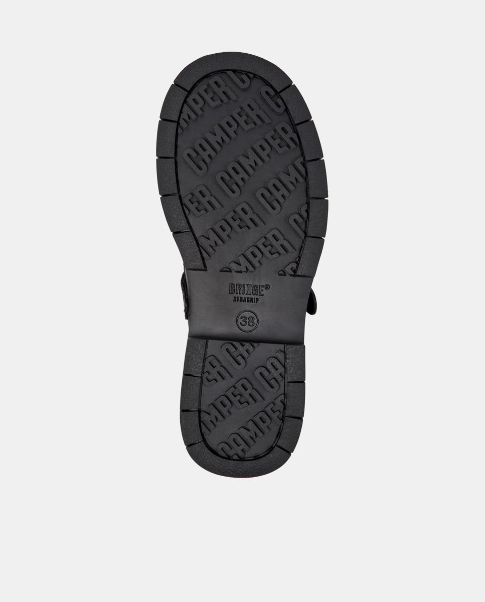 Merceditas de mujer de piel alaro - Camper - Negro Negro-5