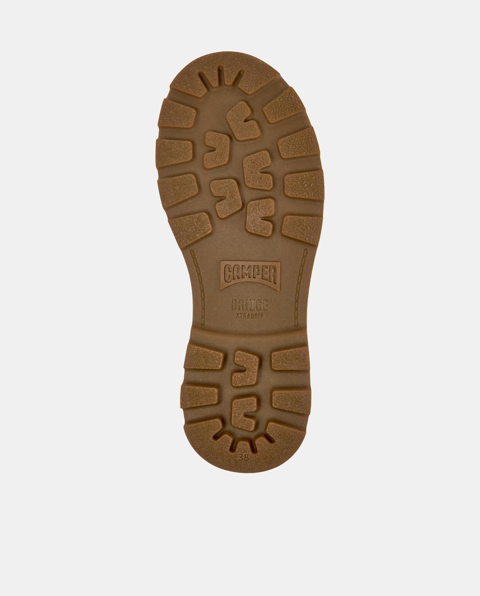 Botines de mujer de piel brutus+ - Camper - Negro Negro-5