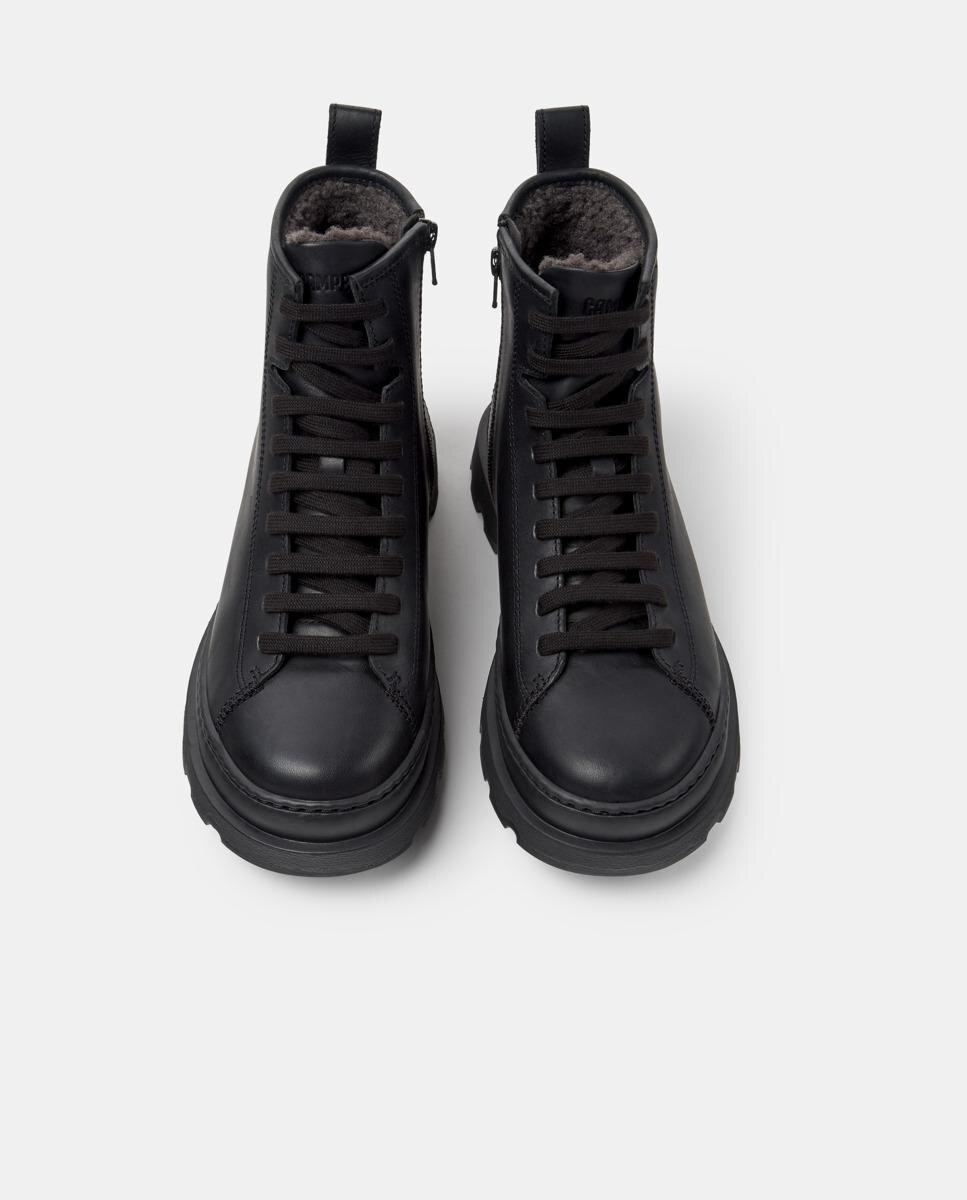 Botas de cordones de mujer brutus+ - Camper - Negro Negro-2